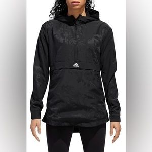 Adidas Rose‎ Woven Shell Windbreaker Jacket, Black